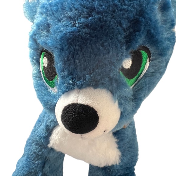 New Build a Bear Christmas Reindeer Tinsel With Tags Blue White 14" Tall - Picture 4 of 10